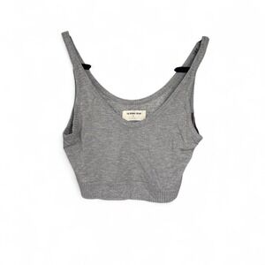 The Normal Brand new with tags gray crop top Size Small Fits Medium